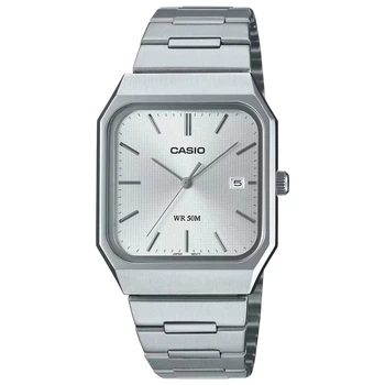 Мужские часы Casio MTP-B185D-7A Серебристый ( AT1141-0578 )