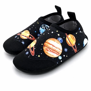 Детская обувь для пляжа и кораллов аквашузы/для детского сада Diving shoes черные 26-27 ( 15 см ) 614