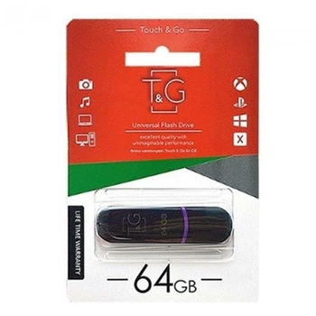 Флеш память/флеш накопитель 64GB T&G Jet 012 черный