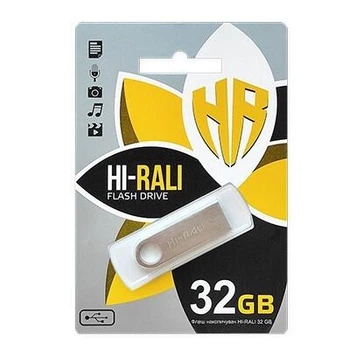 Флеш память/флеш накопитель USB 32GB Hi-Rali Shuttle серый