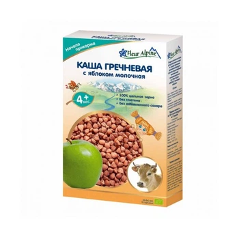 Детская каша Fleur Alpine молочная гречневая с яблоком 200 г (4006303632173) Fleur Alpine 1184003 1045609