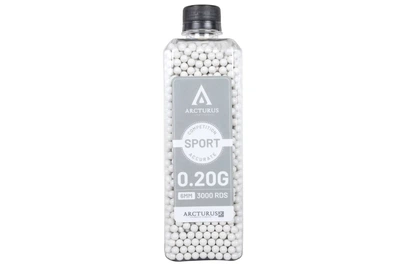 Страйкбольні кулі Arcturus RS SPORT Match Grade 0.20g BBs 3000 pcs bottle White