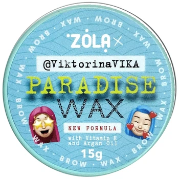 Віск для брів ZOLA Viktorina Vika Paradise Wax with Vitamin E and Argan Oil 15 гр