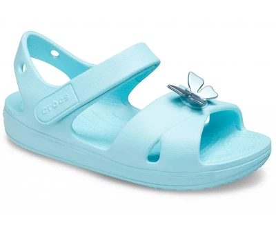 Крокси босоніжки Crocs Classic Cross-Strap Sandal Ice Blue 25-26 блакитні