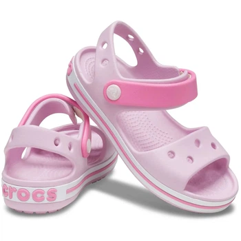 Крокси босоніжки Crocs Crocband Sandal Ballerina Pink 31-32 р рожеві