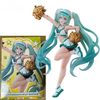 Фигурка Хацуне Мику – Hatsune Miku, Cheerleader Ver. Vocaloid, Вокалоиды | Коллекционная модель 17 см от Taito