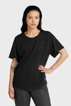 Жіноча чорна футболка Rolled up sl BF rrt wmn G-Star RAW XS D24524,4107
