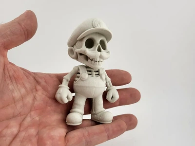 Колекційна фігурка Скелет Маріо у стилі Dry Bones. Aivory