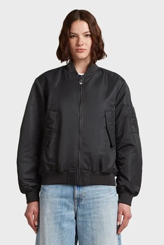 Жіночий чорний бомбер G-Star RAW S D26973,C143