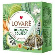 Чай Lovare Bahamian soursop пирамидки 15 пакетиков