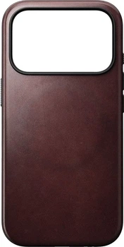 Etui Nomad Modern Leather Case Horween na iPhone 17 Pro Burgundia (856504011857)