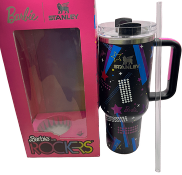 Термос термокружка Stanley Quencher H2.0 Tumbler из нержавеющей стали 1,18 л Rockstar Neon Black KT7001983
