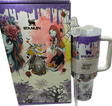 Термос термокружка Stanley Quencher H2.0 Tumbler из нержавеющей стали 1,18 л Halloween Ghost Tumbler Set KT7001970