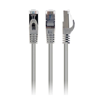Патч-корд 1.5 м S/FTP Cat 6A CU LSZH grey Cablexpert (PP6A-LSZHCU-1.5M)