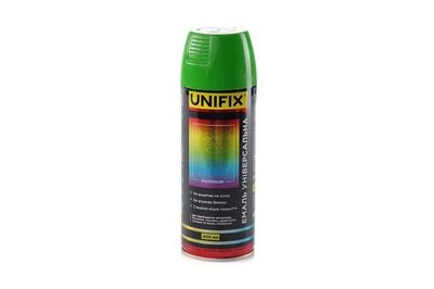 Эмаль универсальная в баллончике Unifix 400мл RAL 6018 зелено-желтый
