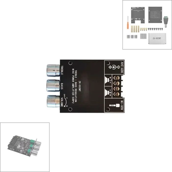 Аудио усилитель ZK-502MT Bluetooth 5.0 (2x50 Вт) с регулировкой тембра