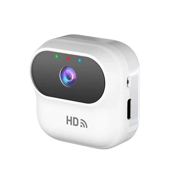 Мини камера Wi-Fi AS-A8 LINKLEMO, белая / Камера видеонаблюдения HD