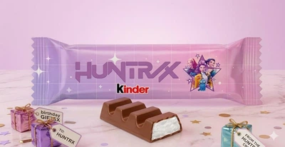 Мини шоколадка – батончик "Hunrix. KPop Demon Hunters. Saja Boys. Кейпоп-охотники на демонов"