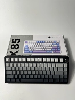Беспроводная механическая клавиатура Attack Shark X85, 3 режима подключения, RGB, HOT-SWAP, Grey