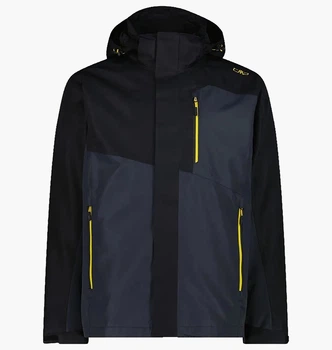 Куртка CMP Jacket Zip Hood Detachable Inn Black/Grey 31Z1587D-04UU 54