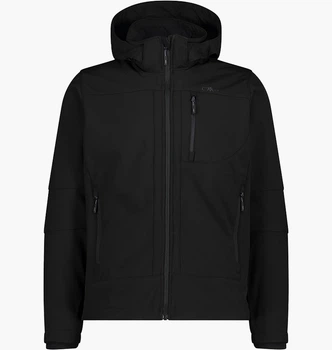 Куртка CMP Jacket Zip Hood Softshell Black 3A01787N-U901 58