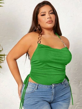 Топ SHEIN XL Зеленый sz2406032121748870