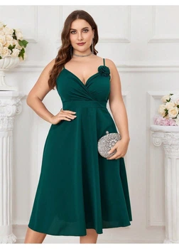 Платье SHEIN XL Зеленый sz2402221895530551
