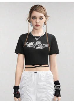 Футболка SHEIN 153/159 Черный sk2305157970144403