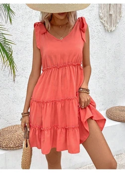 Сукня SHEIN S Кораловий sz2401120999662046