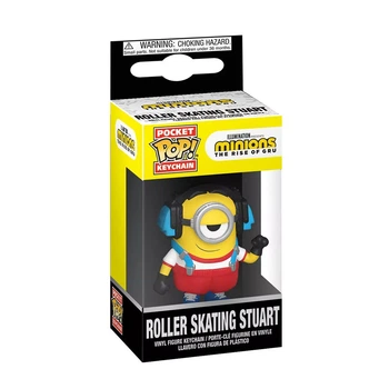 Фігурка на кліпсі Funko POP! Посіпаки Стюарт на роликах (47797)