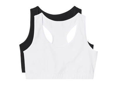Топ набор 2 шт. для девочки Pepperts by Esmara kids 480385 146-152 см (10-12 years) черный, белый