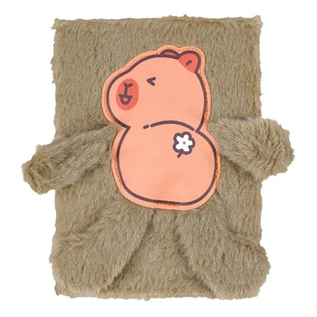 Блокнот плюшевий Zibi "CAPYBARA 1" А5, 80 аркушів, клітинка ZB.700031