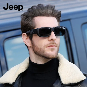 Велосипедные очки JEEP, спортивные солнцезащитные очки, можно надевать поверх очков с диоптриями, поляризованные солнцезащитные очки для мужчин для походов, рыбалки и активного отдыха.
