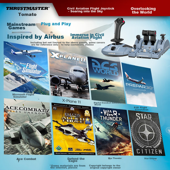 Джойстик THRUSTMASTER TCA Airbus Flight Stick для симуляторов