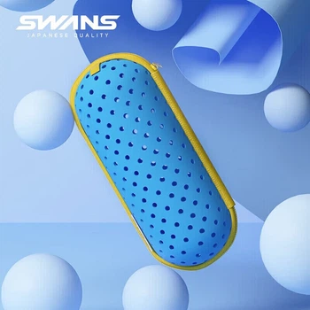 Чехол SWANS для очков для плавания, дышащий, водонепроницаемый, голубой