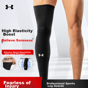 Защита ног Under Armour Sports полная, для фитнеса и спорта, черная, XL