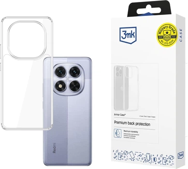 Etui plecki 3MK Armor Case do Redmi Note 14 Pro/14 Pro+ 5G Transparent (5903108635776)