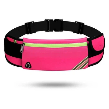 Спортивная сумка на пояс 20×10 см G2 для активного отдыха, pink
