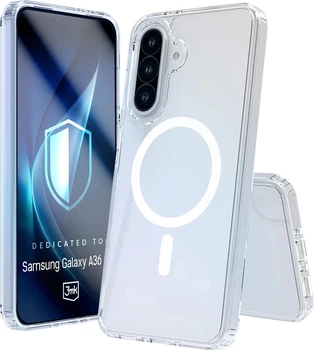 Etui plecki 3MK Armor MagCase do Samsung Galaxy A36 Transparent (5903108658584)