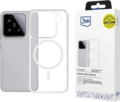 Etui plecki 3MK Armor MagCase do Xiaomi 15 Pro Transparent (5903108658669)