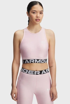 Жіночий рожевий топ HeatGear Rib Tank Under Armour XS 1388694-647
