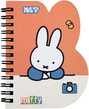Блокнот Yes Miffy Camera В7 60 листов в клетку (152219) (5056574470737)