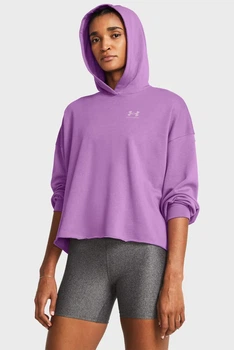 Жіноче фіолетове худі UA Rival Terry OS Hoodie Under Armour MD 1382736-560