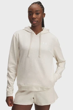 Жіноче біле худі UA Rival Terry Hoodie Under Armour XS 6005511-783