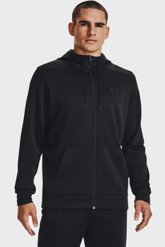 Чоловіче чорне худі UA Armour Fleece FZ Hoodie Under Armour XXL 1373357-001