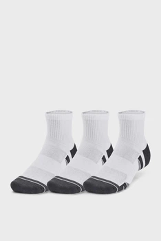 Білі шкарпетки (3 пари) UA Performance Tech 3pk Qtr Under Armour XL 1379510-100