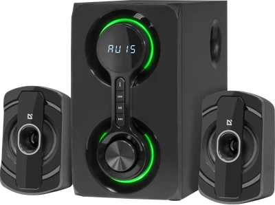 Акустична система 2.1 Defender Eclipse 40Вт, BT/FM/MP3/SD/USB/AUX/RC Black (65593) - Уценка