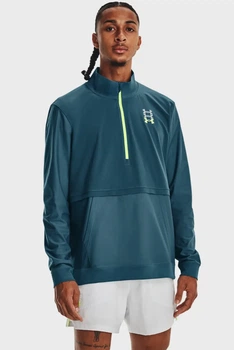 Чоловічий синій анорак UA RUN ANYWHERE PULLOVER Under Armour S 1376502-414