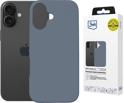 Панель 3MK Hardy MagSilicone для Apple iPhone 16 Plus Ultramarine (5903108662017)