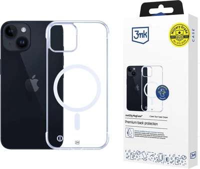 Etui plecki 3MK Just20g MagCase do Apple iPhone 14 Transparent (5903108609623)